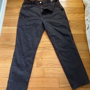 Frank & Oak Black Denim Jeans